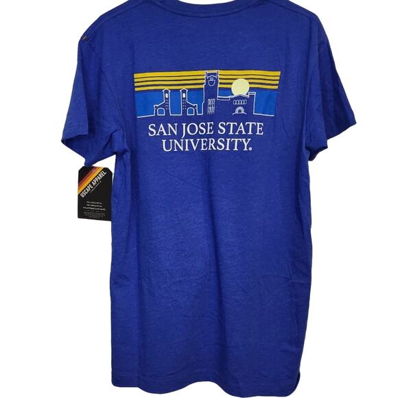 NEW SJSU SAN JOSE STATE UNIVERSITY SKYLINE USCAPE T-SHIRT - XL - Picture 2 of 3